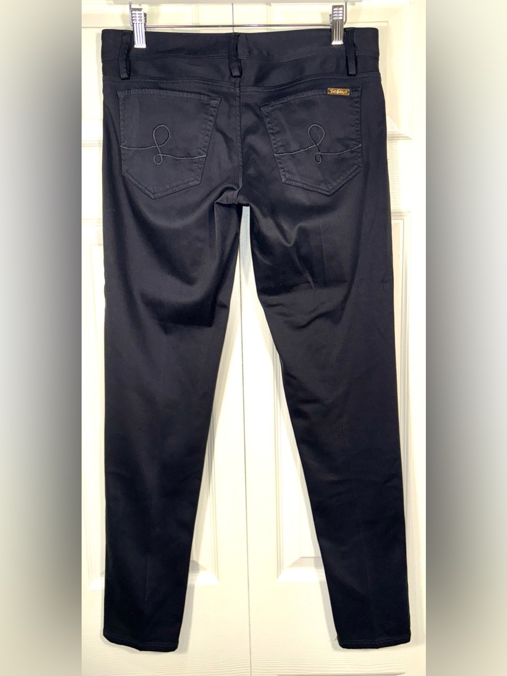 Lilly Pulitzer Worth Skinny Pants Black Size 4 EUC - Picture 3 of 13